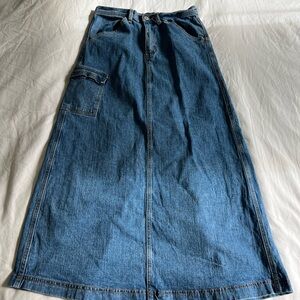 Brandy Melville Denim Maxi Skirt